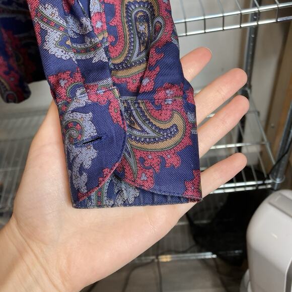 Vintage Lord & Taylor Y2K Women's Paisley Blouse Maxi Skirt Set Est. Size L 80’s - Picture 12 of 16